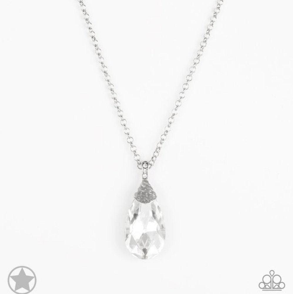 Spellbinding Sparkle White Necklace